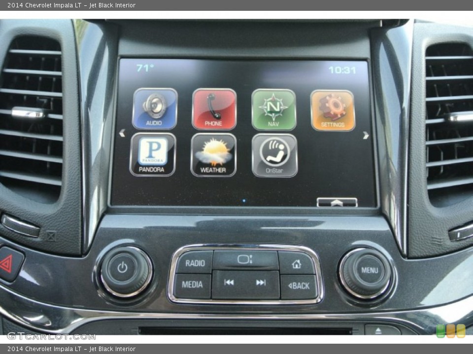 Jet Black Interior Controls for the 2014 Chevrolet Impala LT #80828338
