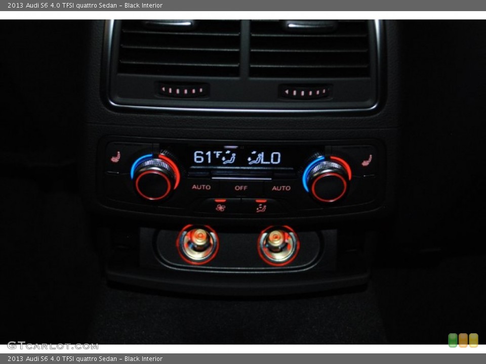 Black Interior Controls for the 2013 Audi S6 4.0 TFSI quattro Sedan #80828389