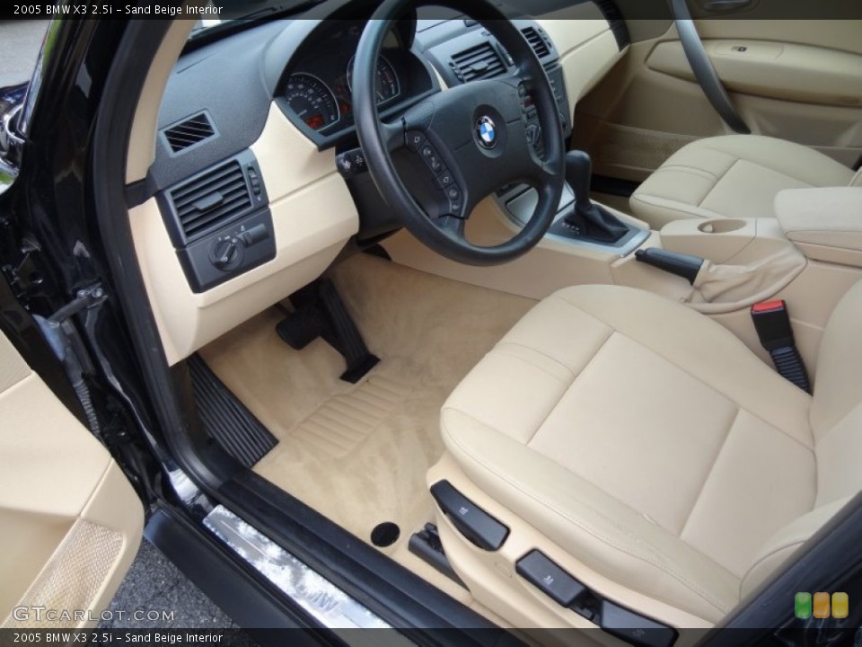 Sand Beige Interior Photo for the 2005 BMW X3 2.5i #80828998