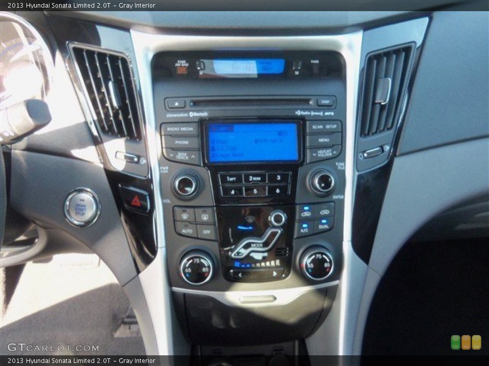Gray Interior Controls for the 2013 Hyundai Sonata Limited 2.0T #80829015