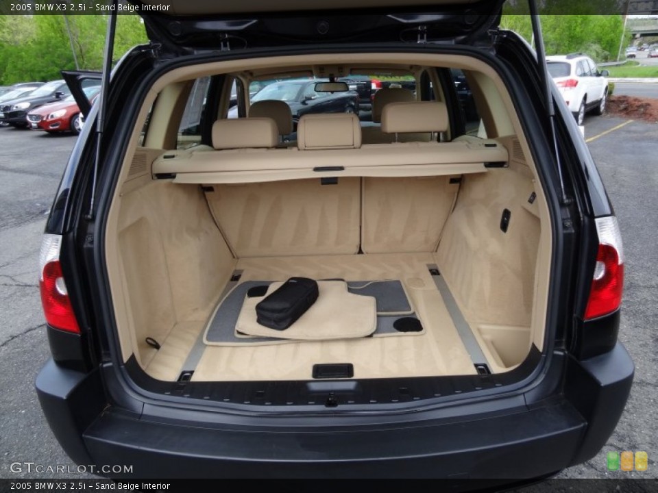Sand Beige Interior Trunk for the 2005 BMW X3 2.5i #80829064