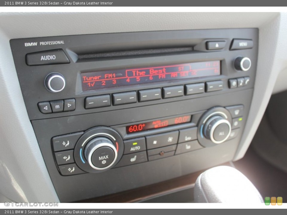 Gray Dakota Leather Interior Controls for the 2011 BMW 3 Series 328i Sedan #80830339