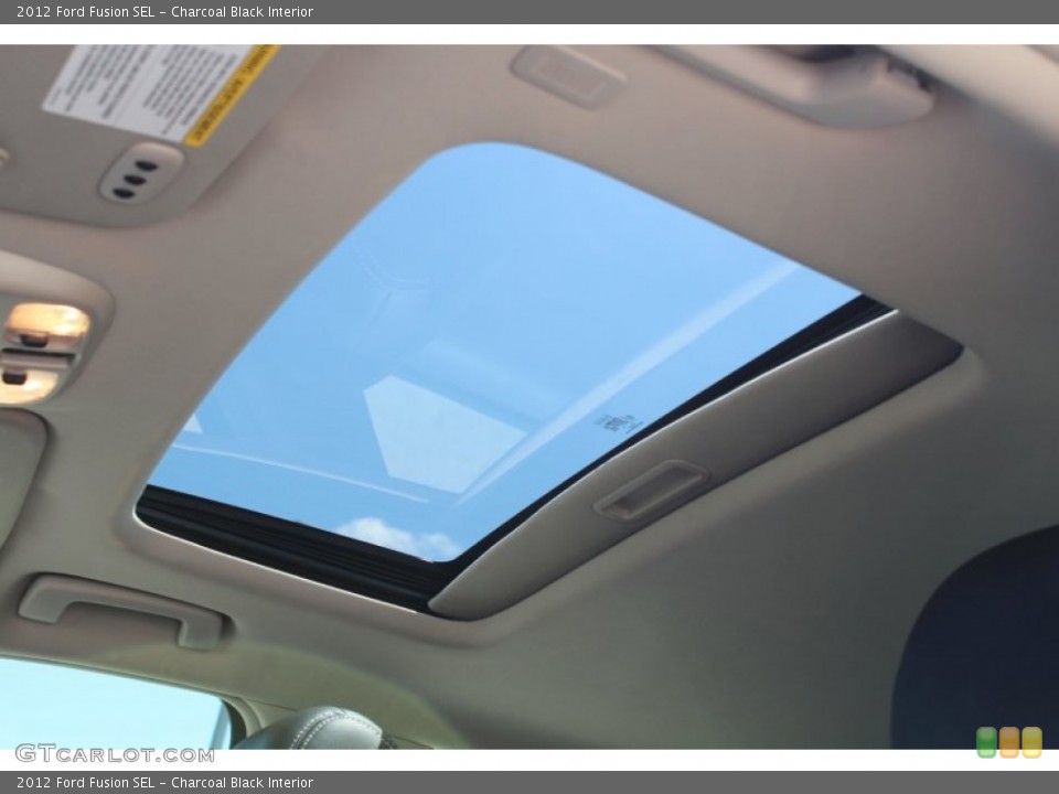 Charcoal Black Interior Sunroof for the 2012 Ford Fusion SEL #80833420