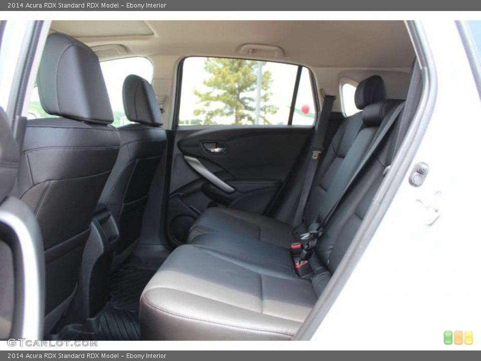 Ebony Interior Rear Seat for the 2014 Acura RDX  #80833751