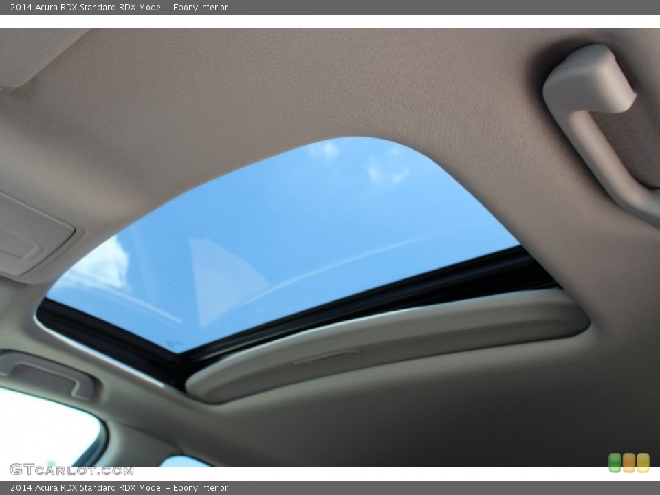 Ebony Interior Sunroof for the 2014 Acura RDX  #80833812