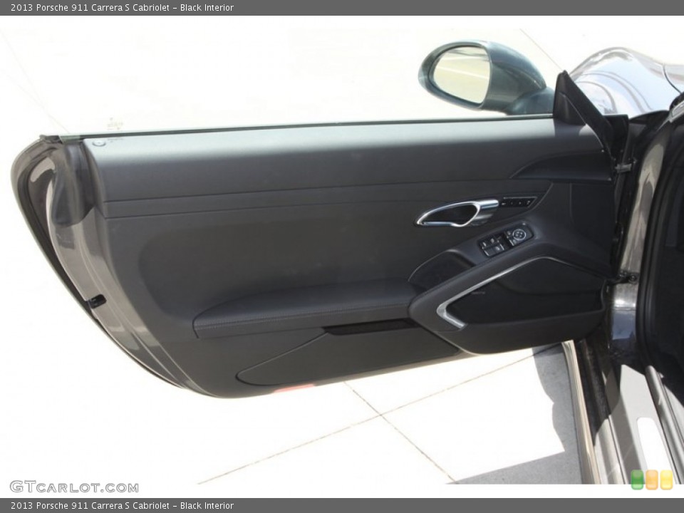 Black Interior Door Panel for the 2013 Porsche 911 Carrera S Cabriolet #80836792