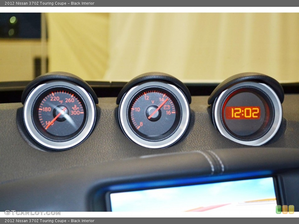 Black Interior Gauges for the 2012 Nissan 370Z Touring Coupe #80837116