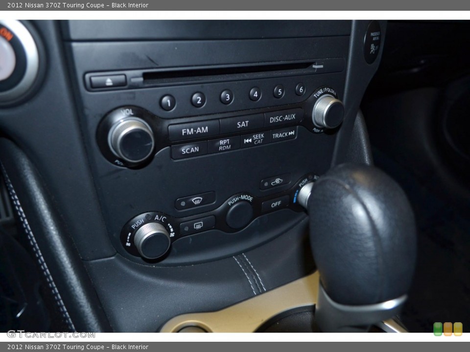 Black Interior Controls for the 2012 Nissan 370Z Touring Coupe #80837125