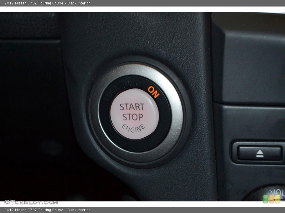 Black Interior Controls for the 2012 Nissan 370Z Touring Coupe #80837137