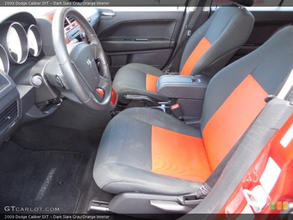 Dark Slate Gray/Orange Interior Photo for the 2009 Dodge Caliber SXT #80838622