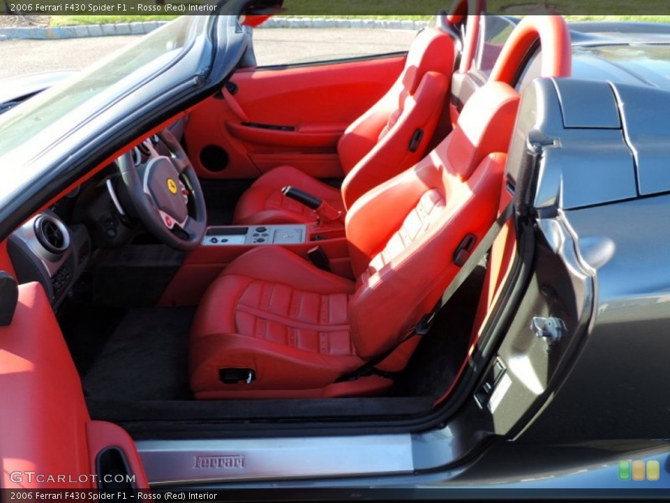 Rosso (Red) Interior Photo for the 2006 Ferrari F430 Spider F1 #80838704