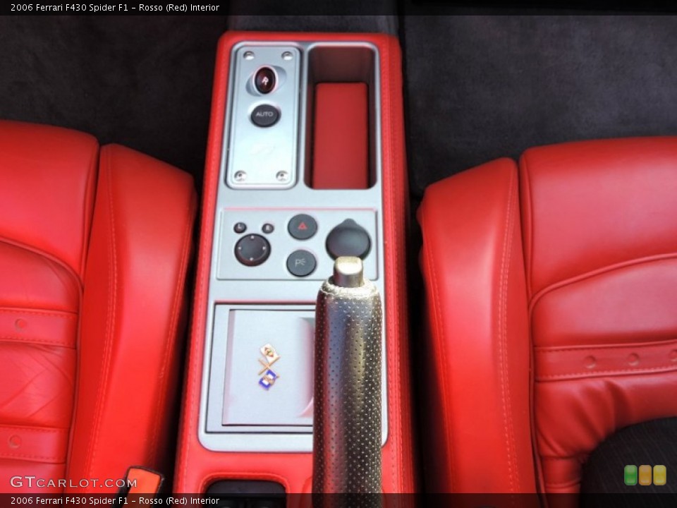 Rosso (Red) Interior Transmission for the 2006 Ferrari F430 Spider F1 #80838730