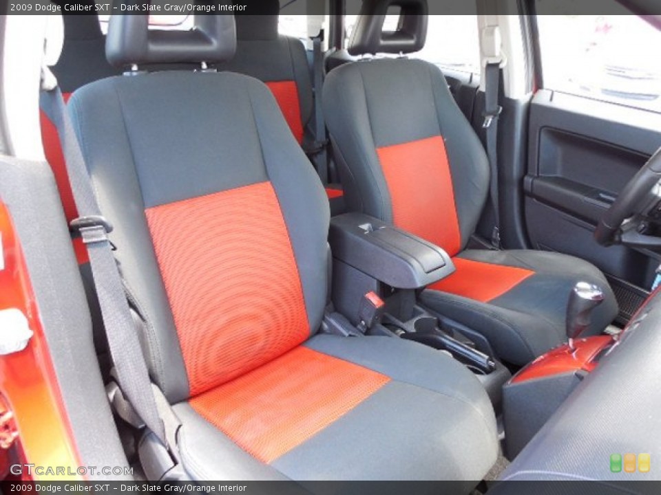Dark Slate Gray/Orange Interior Photo for the 2009 Dodge Caliber SXT #80838832