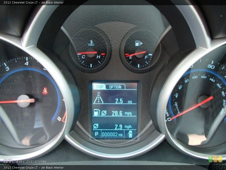 Jet Black Interior Gauges for the 2013 Chevrolet Cruze LT #80838940