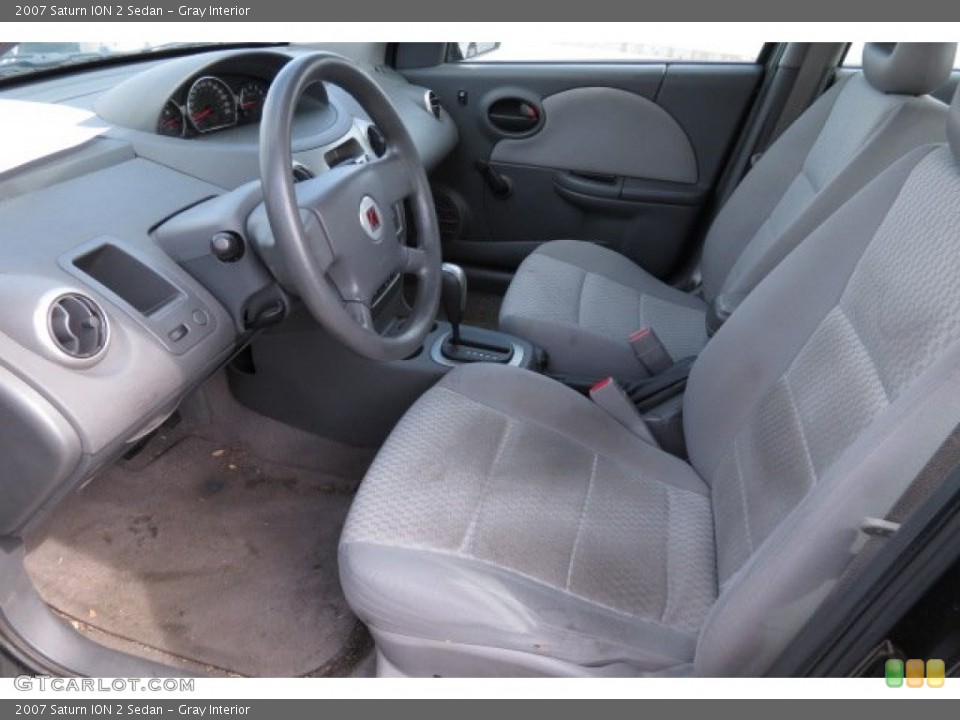 Gray Interior Photo for the 2007 Saturn ION 2 Sedan #80839051