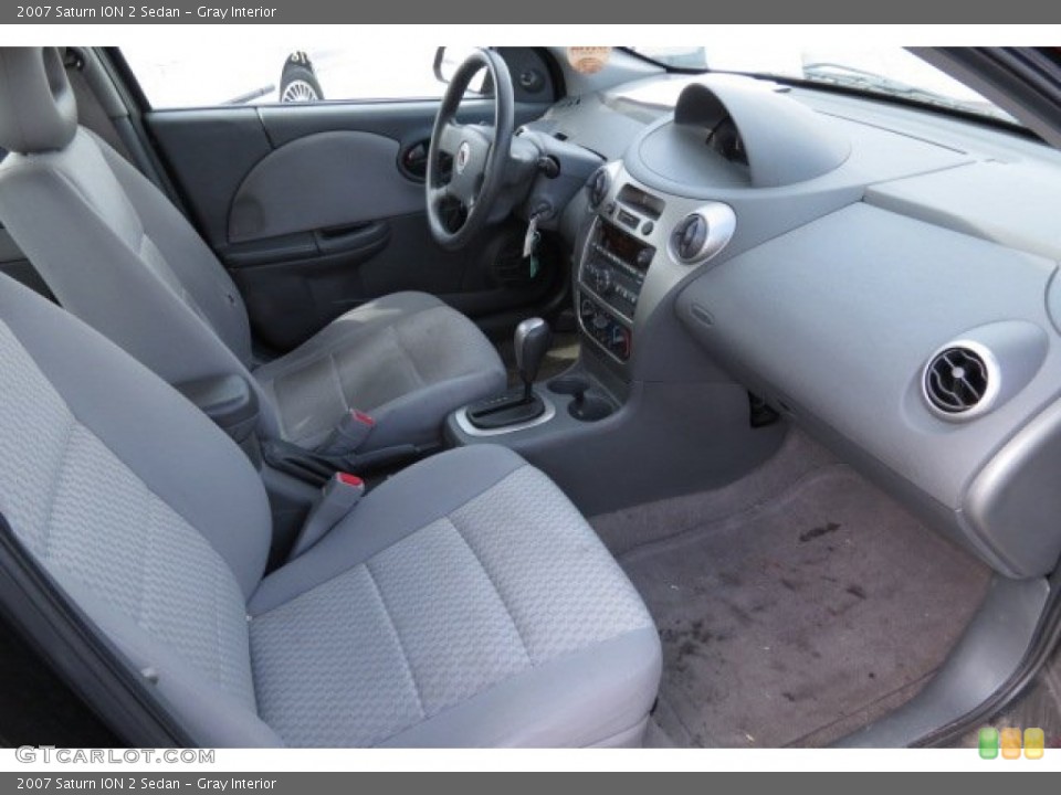 Gray Interior Photo for the 2007 Saturn ION 2 Sedan #80839096