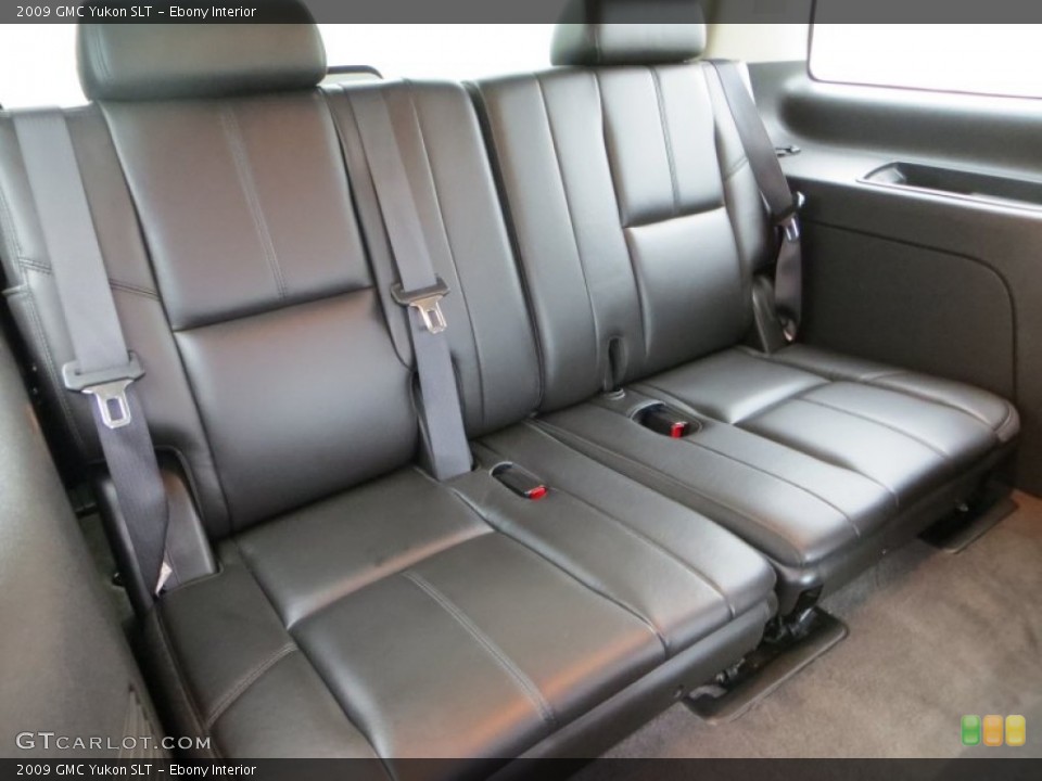 Ebony Interior Rear Seat for the 2009 GMC Yukon SLT #80839205