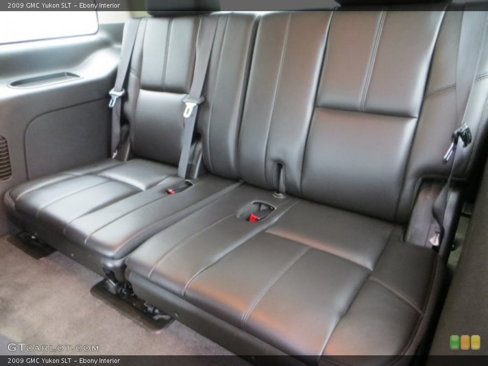 Ebony Interior Rear Seat for the 2009 GMC Yukon SLT #80839321