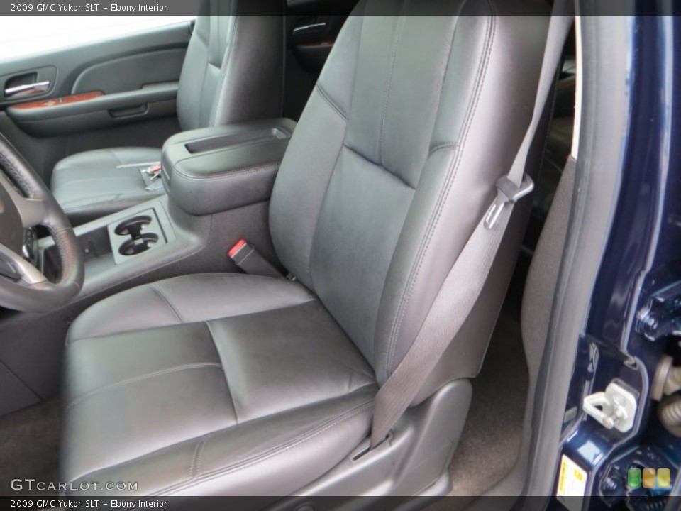 Ebony Interior Front Seat for the 2009 GMC Yukon SLT #80839377