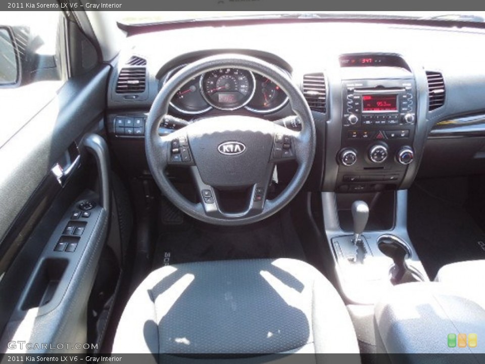 Gray Interior Dashboard for the 2011 Kia Sorento LX V6 #80839660