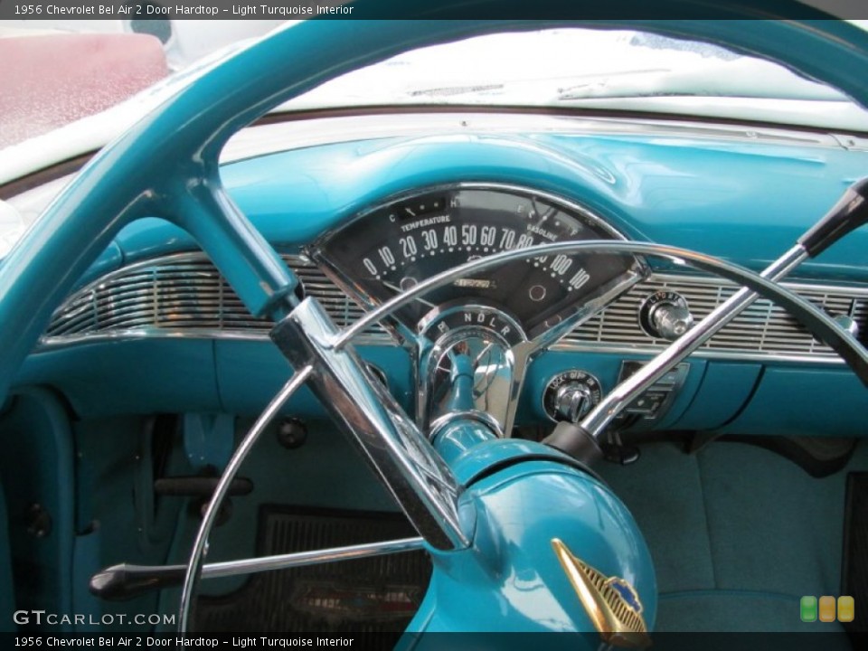 Light Turquoise Interior Gauges for the 1956 Chevrolet Bel Air 2 Door Hardtop #80839717