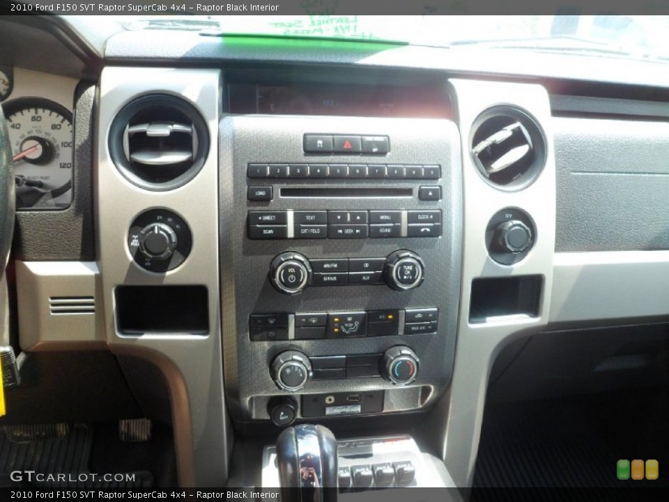 Raptor Black Interior Controls for the 2010 Ford F150 SVT Raptor SuperCab 4x4 #80839972