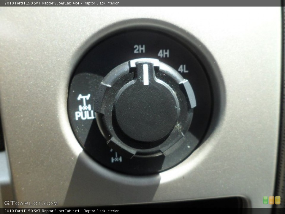 Raptor Black Interior Controls for the 2010 Ford F150 SVT Raptor SuperCab 4x4 #80840038
