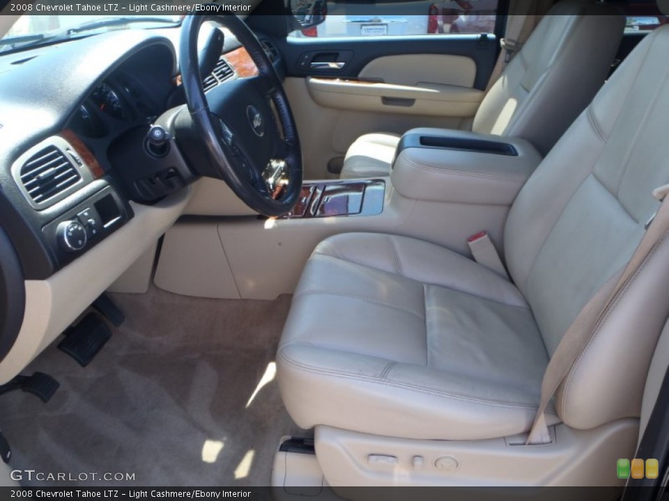 Light Cashmere/Ebony Interior Photo for the 2008 Chevrolet Tahoe LTZ #80840275