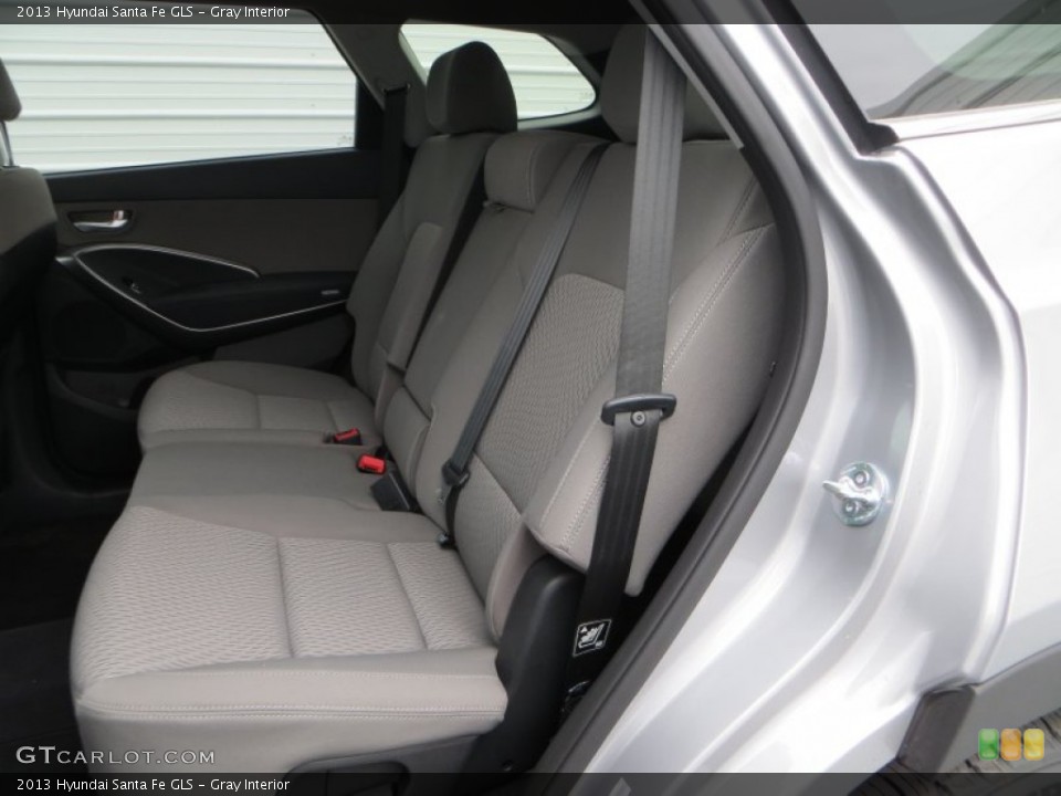 Gray Interior Rear Seat for the 2013 Hyundai Santa Fe GLS #80841709