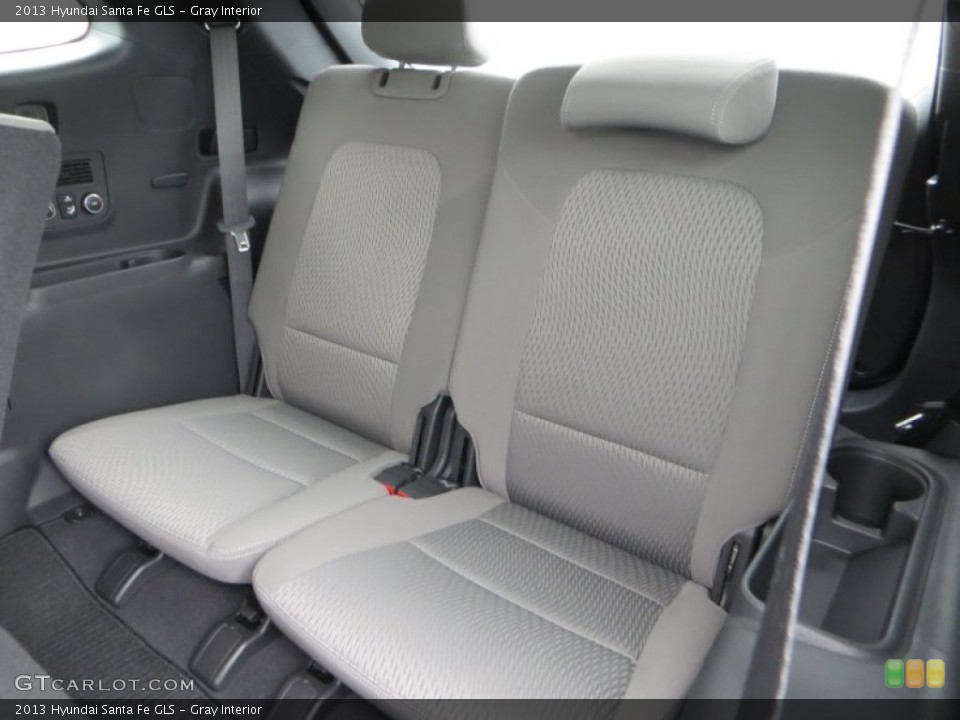Gray Interior Rear Seat for the 2013 Hyundai Santa Fe GLS #80841734