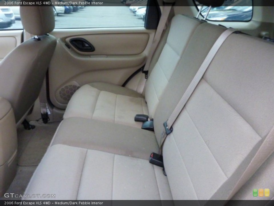 Medium/Dark Pebble Interior Rear Seat for the 2006 Ford Escape XLS 4WD #80841946