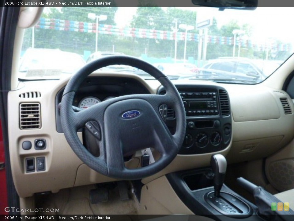 Medium/Dark Pebble Interior Dashboard for the 2006 Ford Escape XLS 4WD #80841964