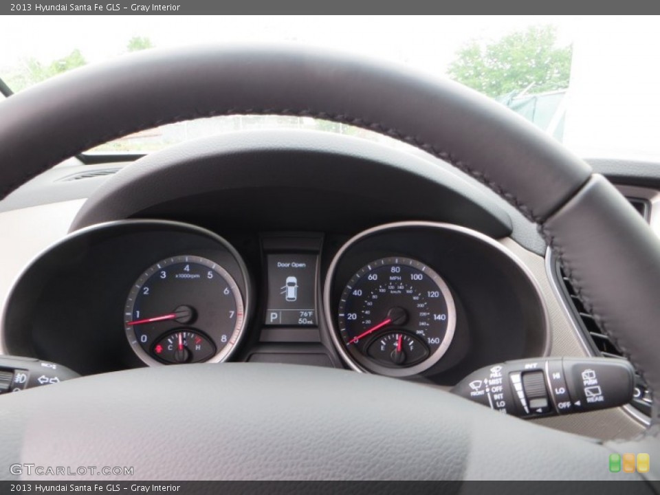 Gray Interior Gauges for the 2013 Hyundai Santa Fe GLS #80841977