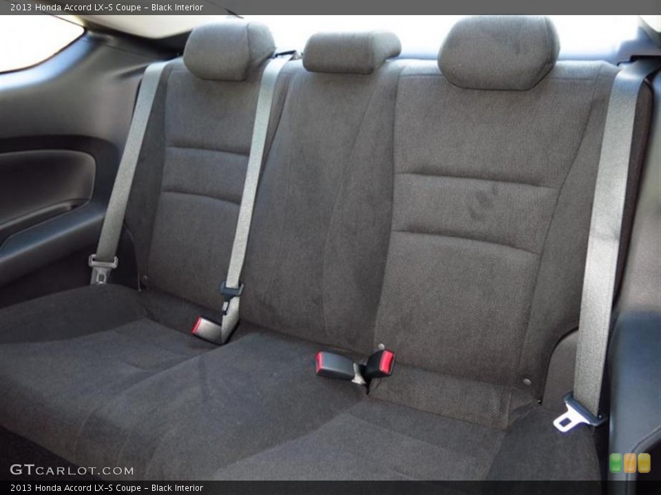 Black Interior Rear Seat for the 2013 Honda Accord LX-S Coupe #80842078