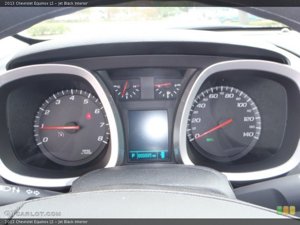 Jet Black Interior Gauges for the 2013 Chevrolet Equinox LS #80842221