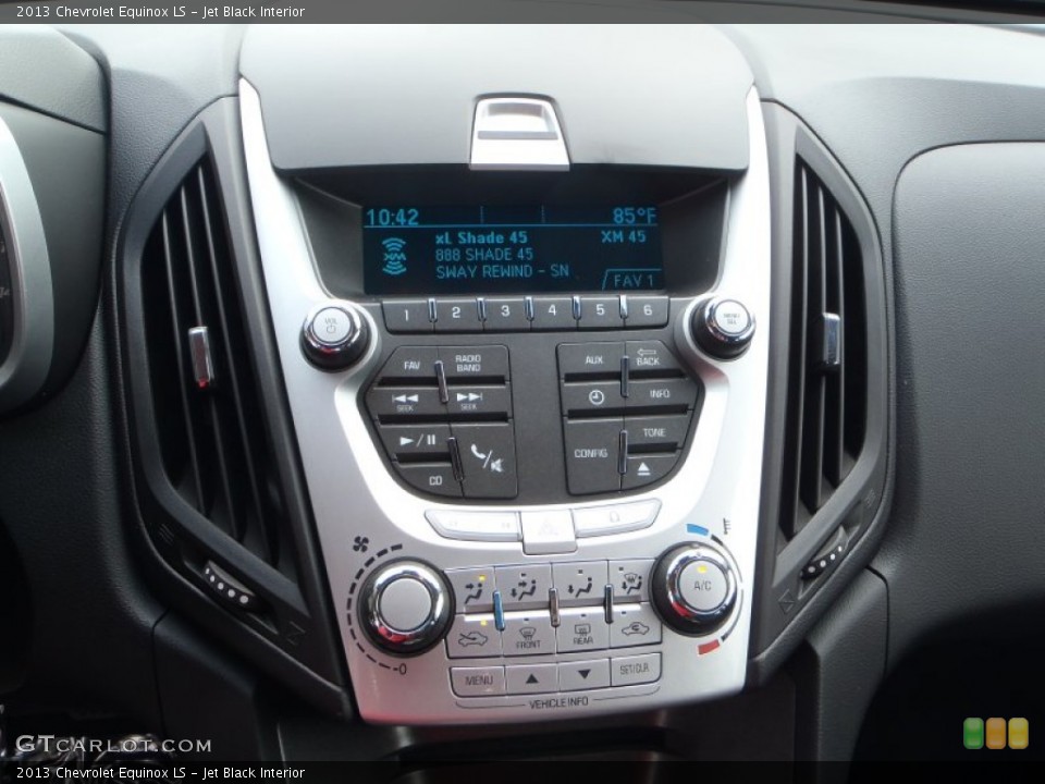 Jet Black Interior Controls for the 2013 Chevrolet Equinox LS #80842245