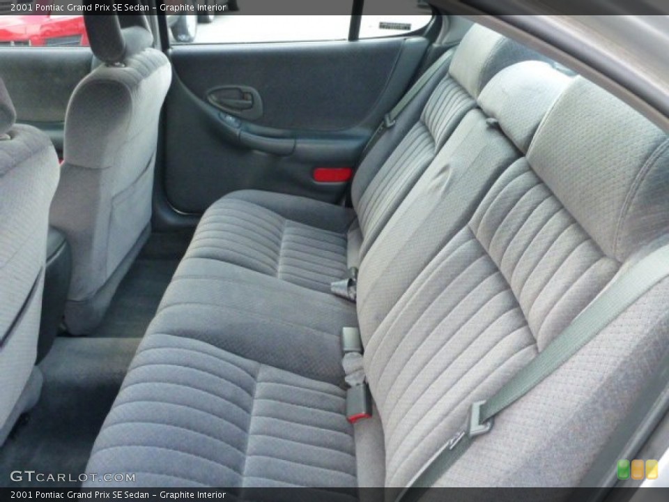 Graphite Interior Rear Seat for the 2001 Pontiac Grand Prix SE Sedan #80842407