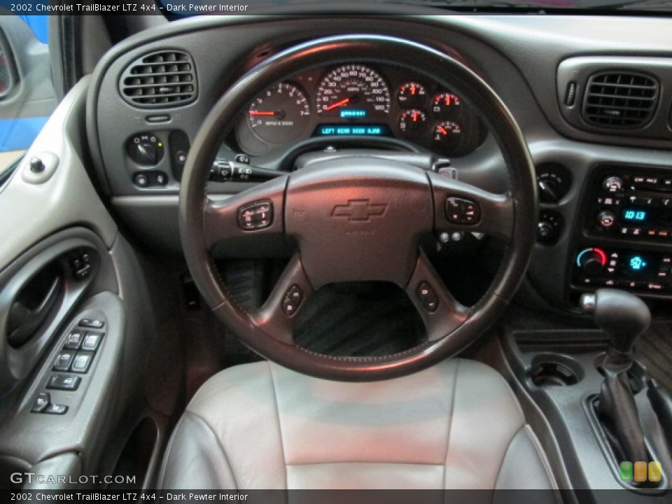 Dark Pewter Interior Steering Wheel for the 2002 Chevrolet TrailBlazer LTZ 4x4 #80842711