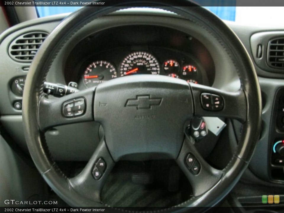 Dark Pewter Interior Steering Wheel for the 2002 Chevrolet TrailBlazer LTZ 4x4 #80842876