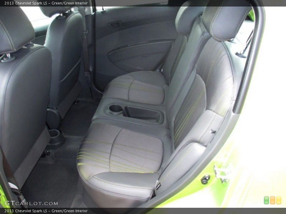 Green/Green Interior Rear Seat for the 2013 Chevrolet Spark LS #80843041