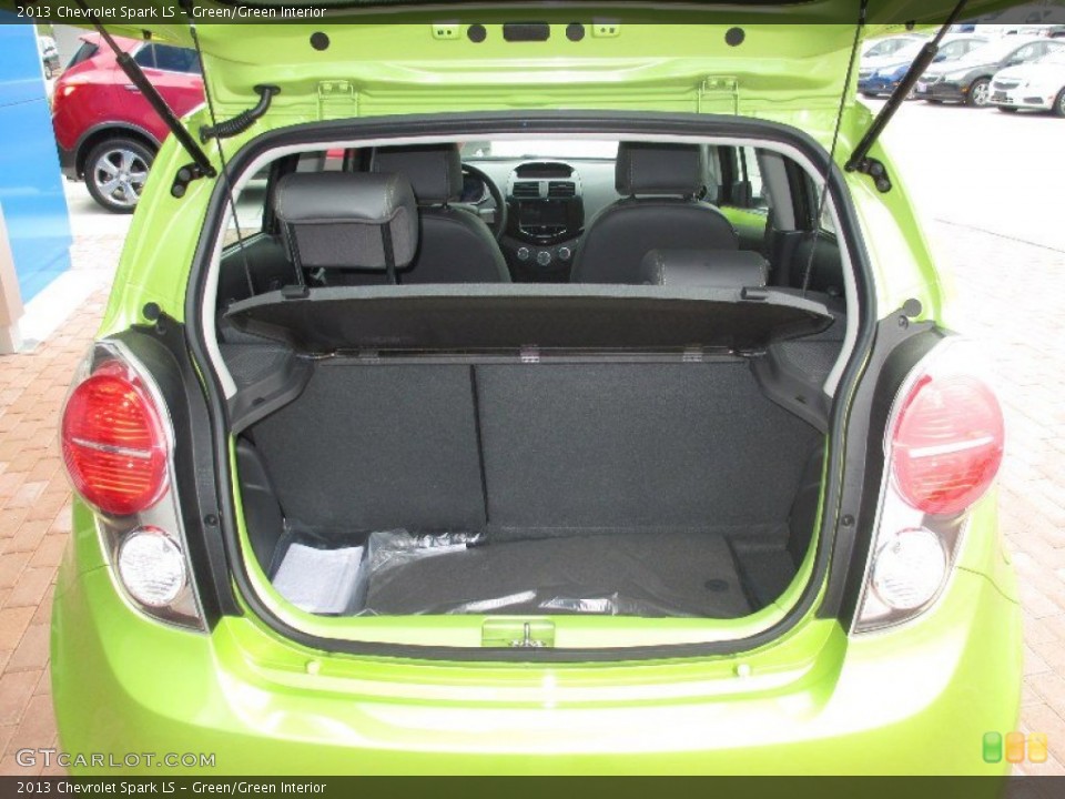 Green/Green Interior Trunk for the 2013 Chevrolet Spark LS #80843059