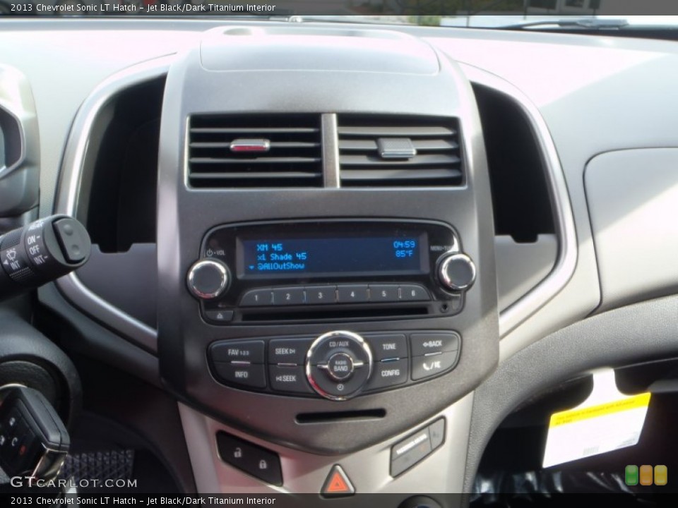 Jet Black/Dark Titanium Interior Controls for the 2013 Chevrolet Sonic LT Hatch #80843266