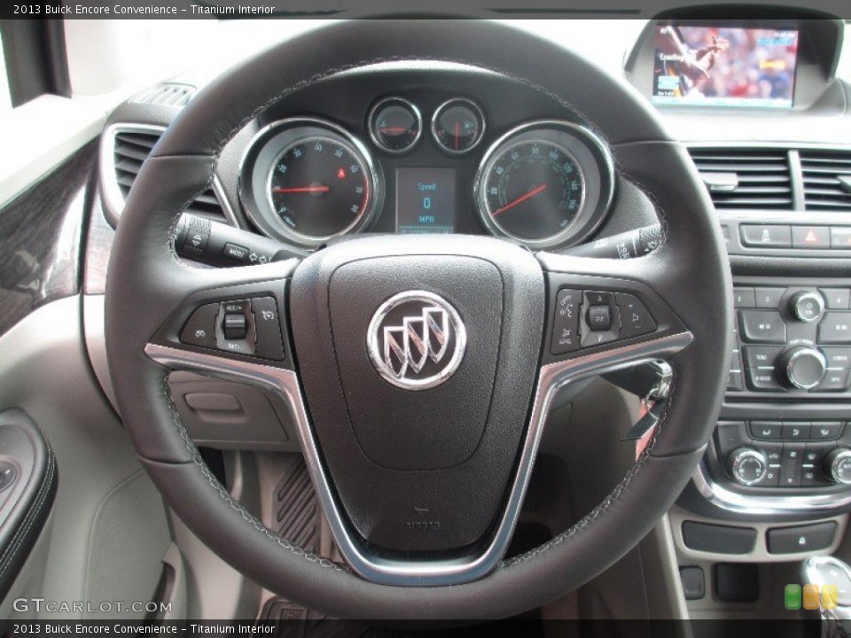 Titanium Interior Steering Wheel for the 2013 Buick Encore Convenience #80843794