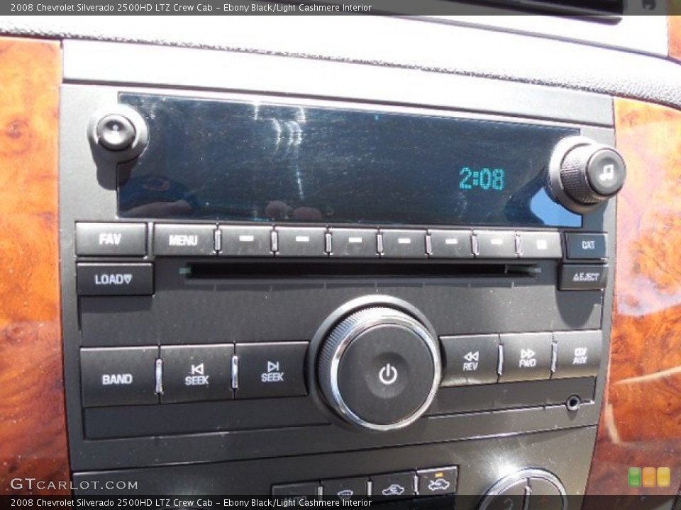 Ebony Black/Light Cashmere 2008 Chevrolet Silverado 2500HD Interiors
