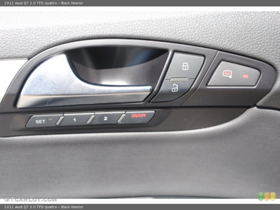 Black Interior Controls for the 2012 Audi Q7 3.0 TFSI quattro #80844139