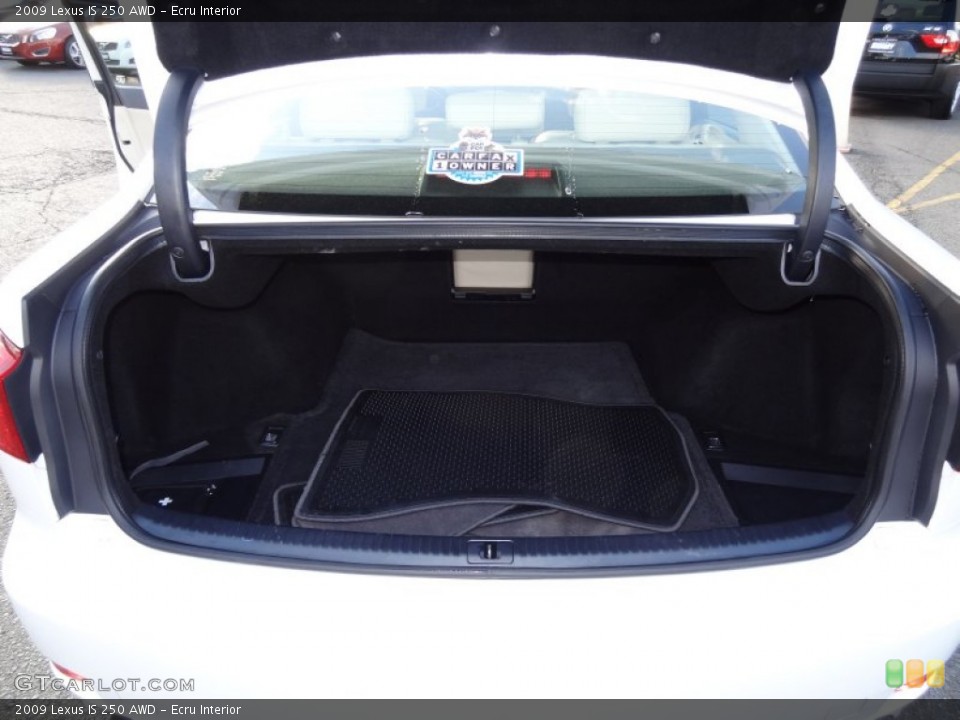 Ecru Interior Trunk For The 2009 Lexus Is 250 Awd 80844441