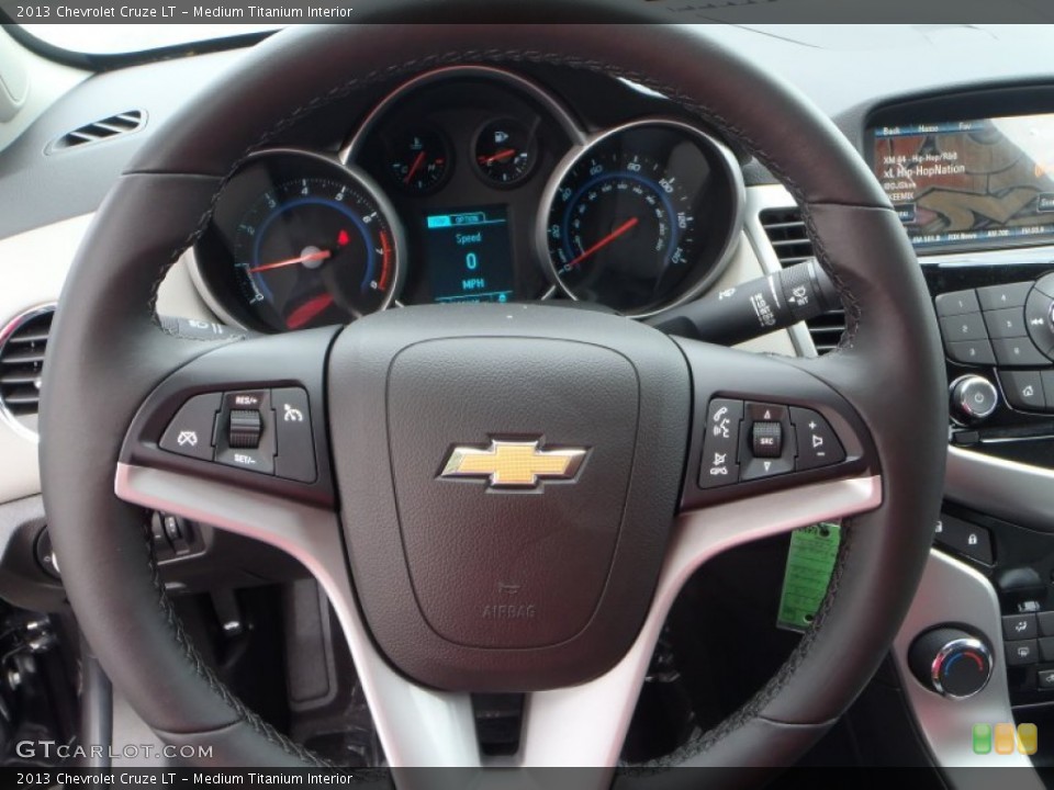 Medium Titanium Interior Steering Wheel for the 2013 Chevrolet Cruze LT #80845516