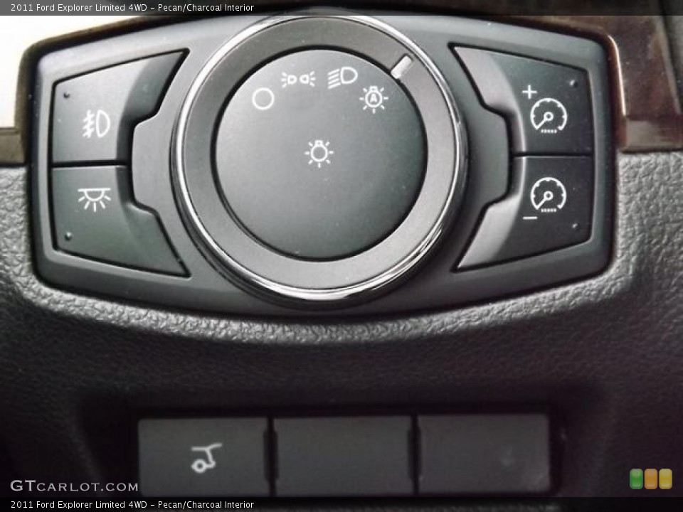 Pecan/Charcoal Interior Controls for the 2011 Ford Explorer Limited 4WD #80845597