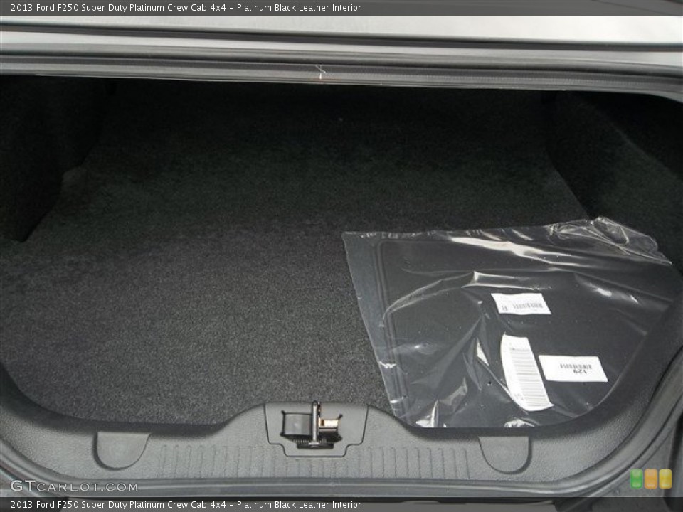 Platinum Black Leather Interior Trunk for the 2013 Ford F250 Super Duty Platinum Crew Cab 4x4 #80846375