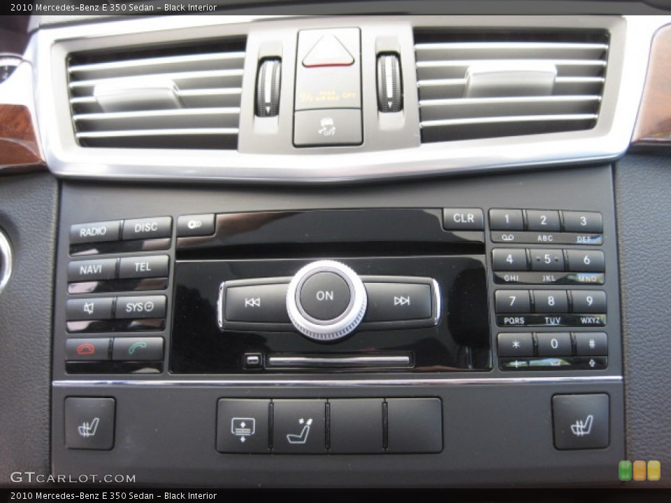 Black Interior Controls for the 2010 Mercedes-Benz E 350 Sedan #80846481